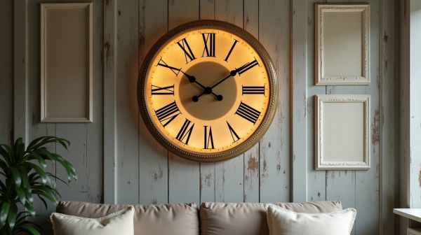 Apporter une touche rétro à votre décoration avec une horloge murale